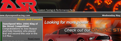 The purpose of the site was to provide information about Dynospeed Racing which specializes in the high performance tuning of Ford Mustang's as well as selling it's products through a web store front. The purpose of the site was to provide information about Dynospeed Racing which specializes in the high performance tuning of Ford Mustang's as well as selling it's products through a web store front.