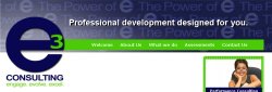 E3 Consulting is a local HR training focused on customizing training programs. My role in this project was to come with a design that would be representative E3's insight to the changing arena of corporate training. In addition, to setup creating a framework that would be condusive to being able to imported into a CMS in the next 6 months. E3 Consulting is a local HR training focused on customizing training programs. My role in this project was to come with a design that would be representative E3's insight to the changing arena of corporate training. In addition, to setup creating a framework that would be condusive to being able to imported into a CMS in the next 6 months.
